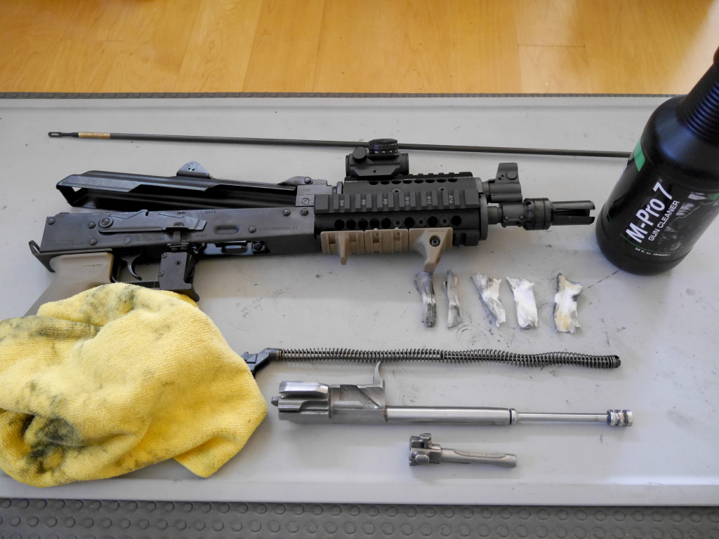Cleaning Disassembled PAP M92