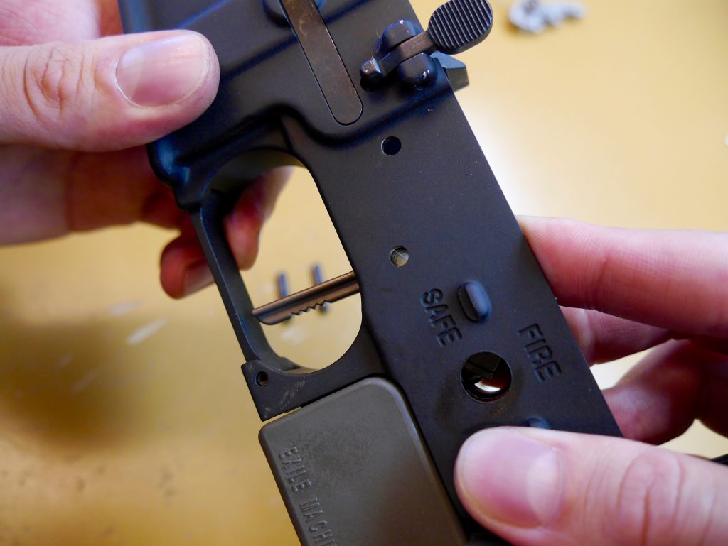 Align Pinhole and Insert Pin