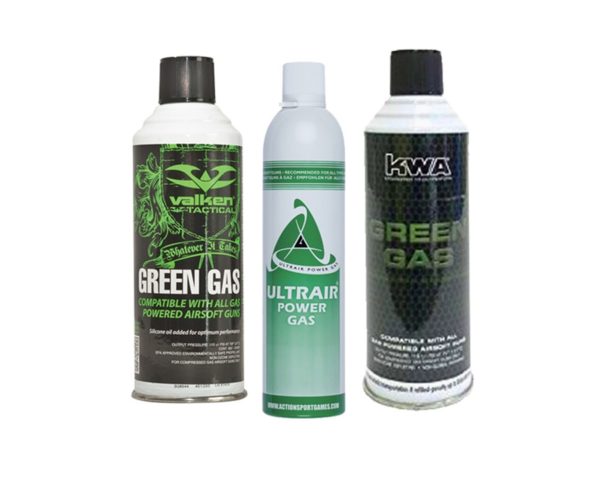A Few Green Gas Brands for Airsoft