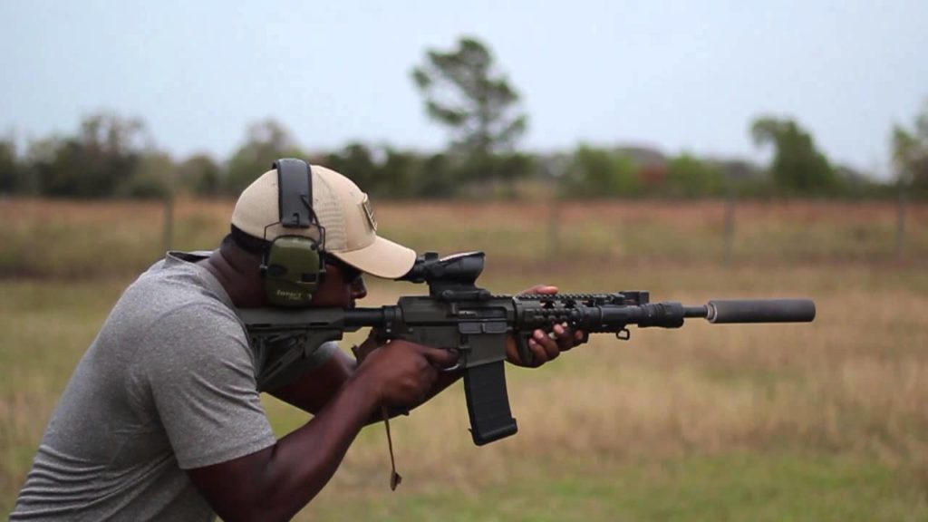 ar15 with suppressor