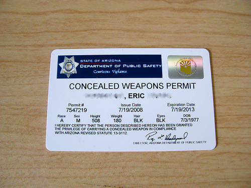 Arizona concealed weapons permit