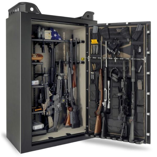 Packed gun safe