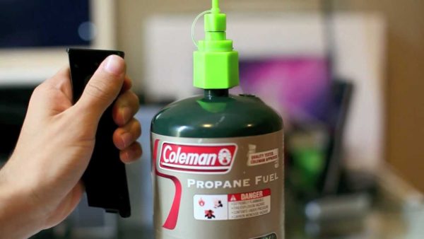 Propane Tank with Airsoft Adapter