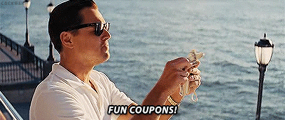 Fun Coupons, Wolf of Wall Street