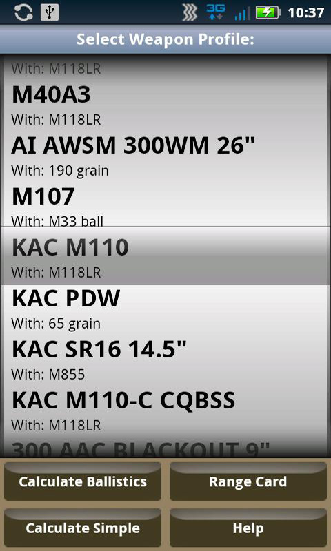 KAC Bullet Flight M