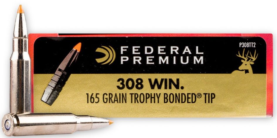 Federal .308 Win 165gr Vital-Shok Trophy Bonded Tip