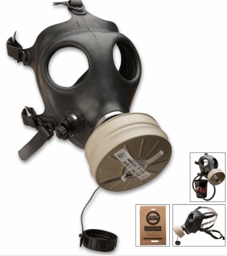 Israeli Rubber Respirator Mask NBC Protection