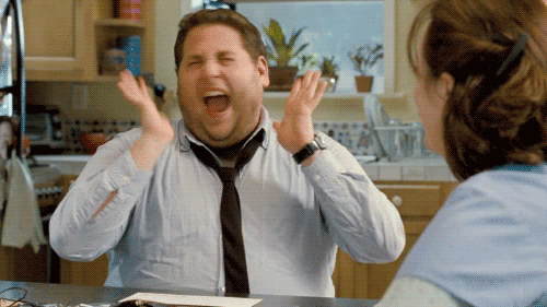 Jonah Hill Excited