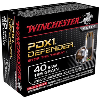 Winchester .40 S&W 165gr PDX1