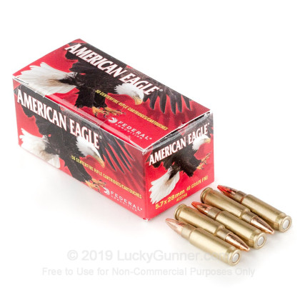 Federal American Eagle 5.7x28mm 40 Grain TMJ