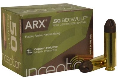 Inceptor .50 Beowulf 200gr Frangible