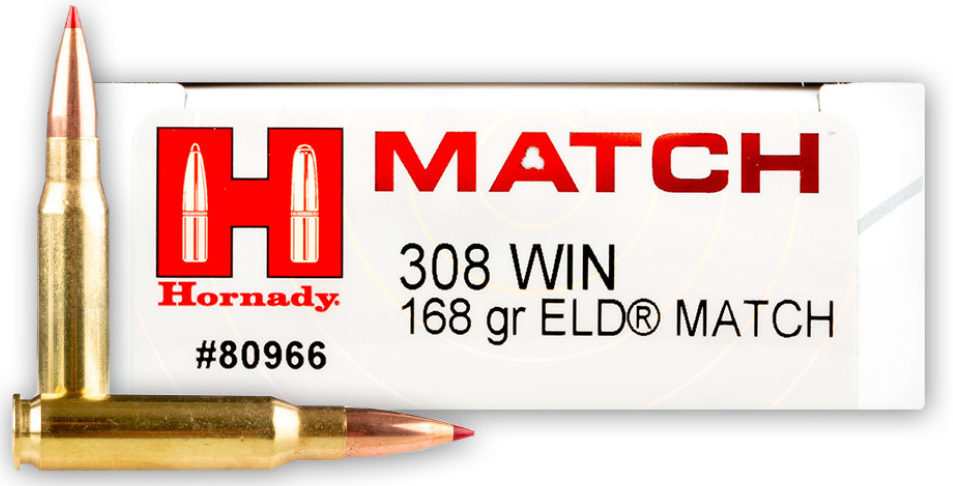 Hornady ELD Match .308 Win 168gr