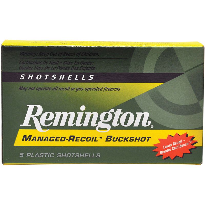 Remington Managed-Recoil 12 GA 00 Buck