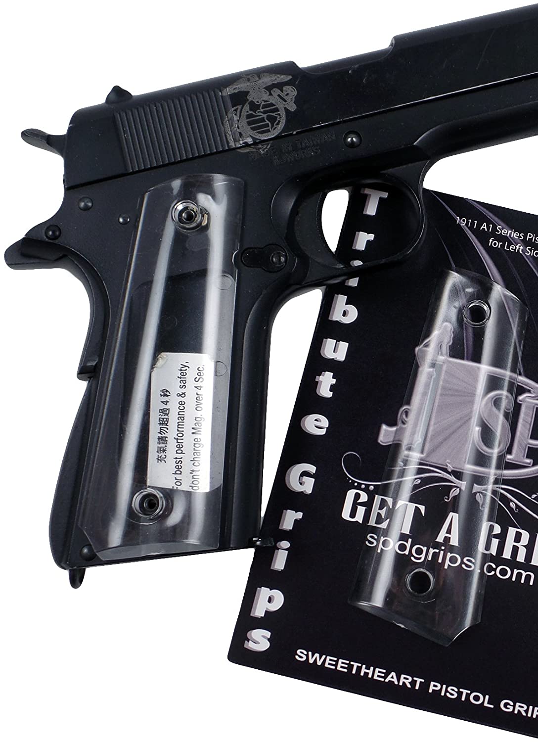 Custom 1911 Sweetheart Acrylic Grips