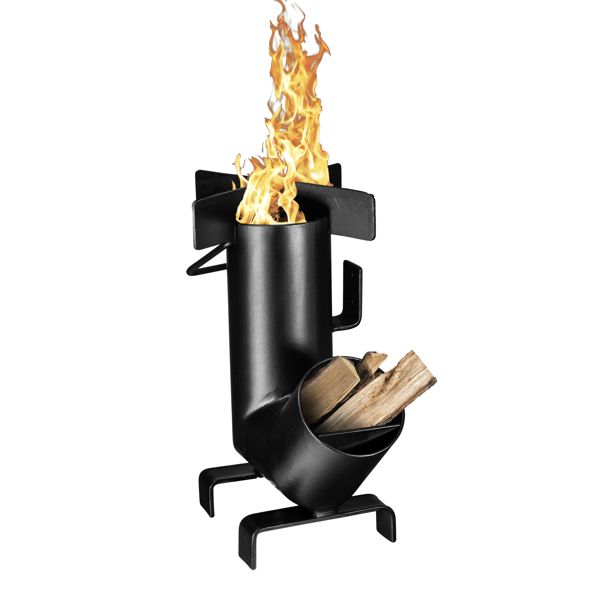 Bruntmor Camping Rocket Stove with Handle