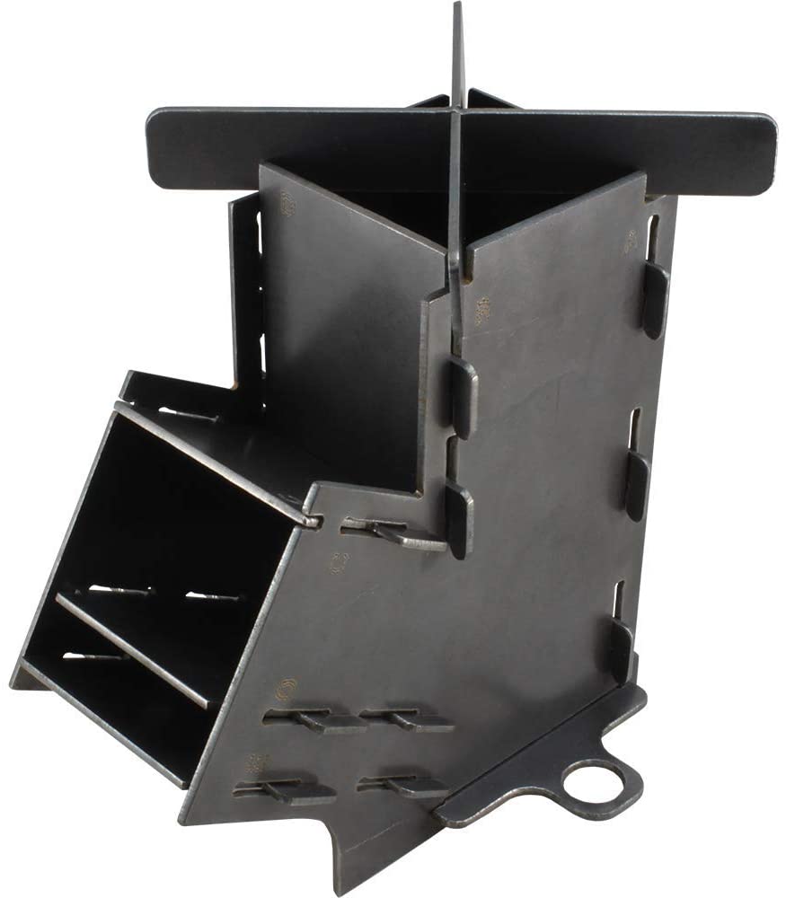 Marsh Kettles Camping Survivalist Prepper Flat Pack Mini Rocket Stove