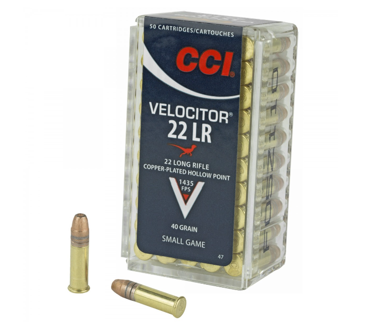 CCI .22 LR Velocitor 40 GR CPHP
