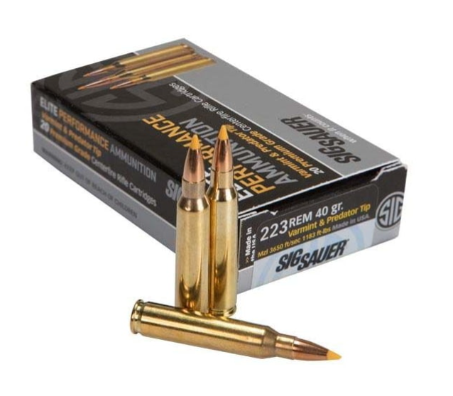 Sig Sauer .223 Rem 40 GR Varmint & Predator