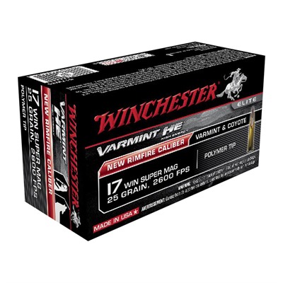 Winchester .17 WSM 25 GR Varmint HE