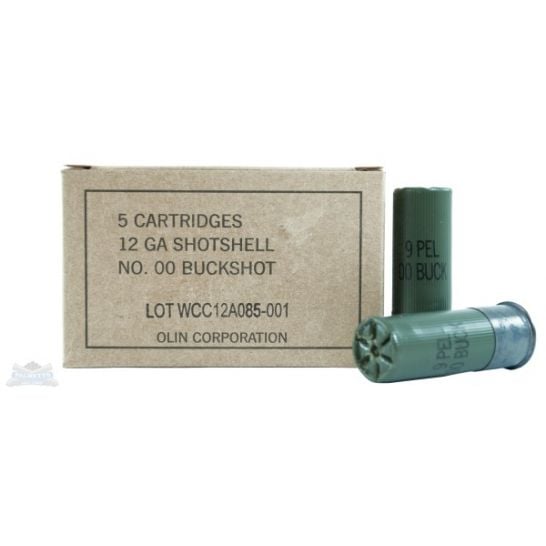 Winchester 12ga 00 Buck Military