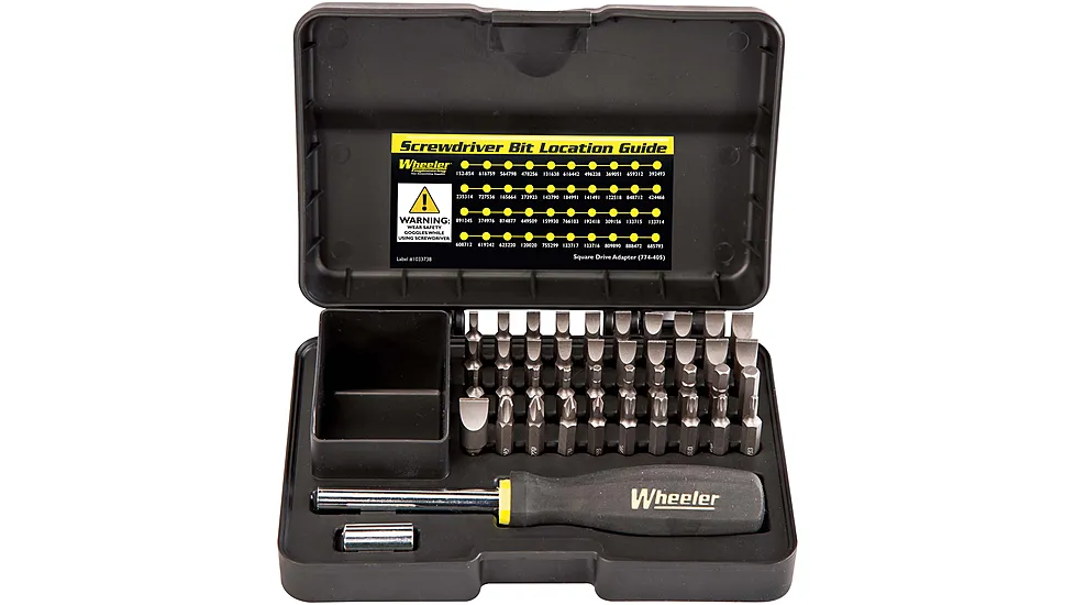 Wheeler 43-Piece Gunsmithing Screwdriver Set
