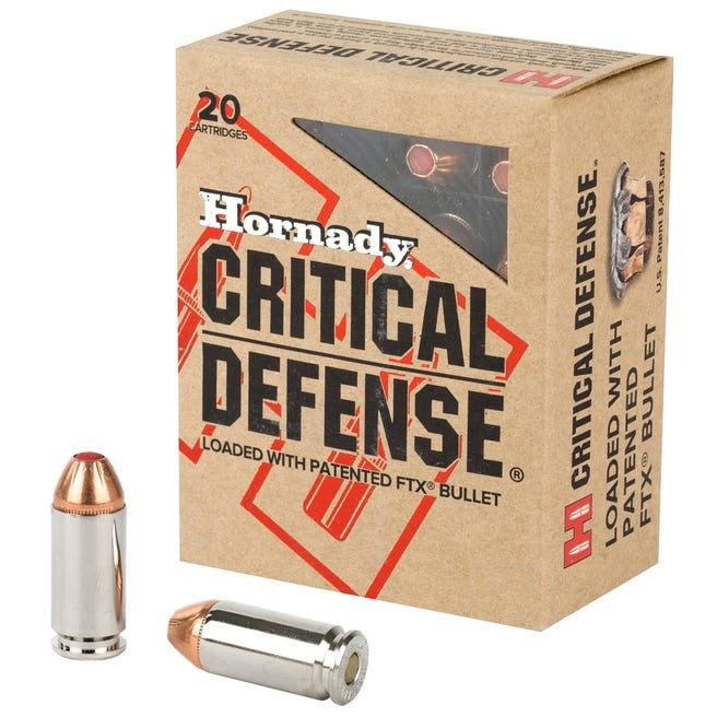 Hornady .40 S&W Critical Defense 165gr FTX