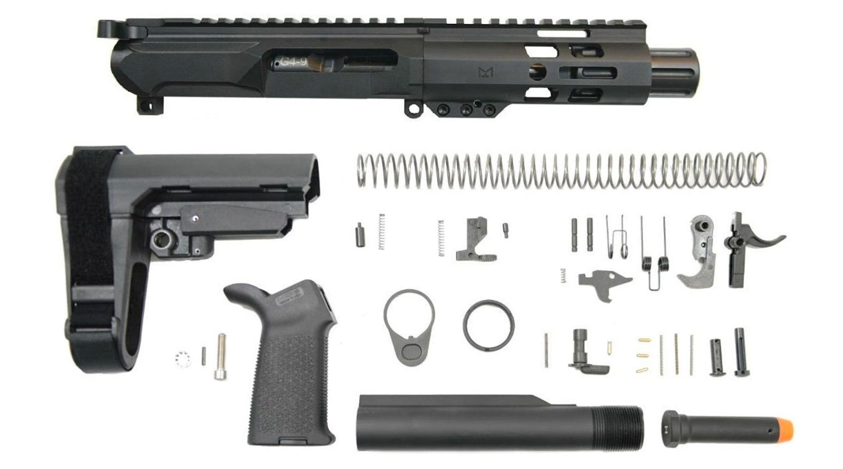 PSA Gen 4 AR-9 SBA3 Kit 4″