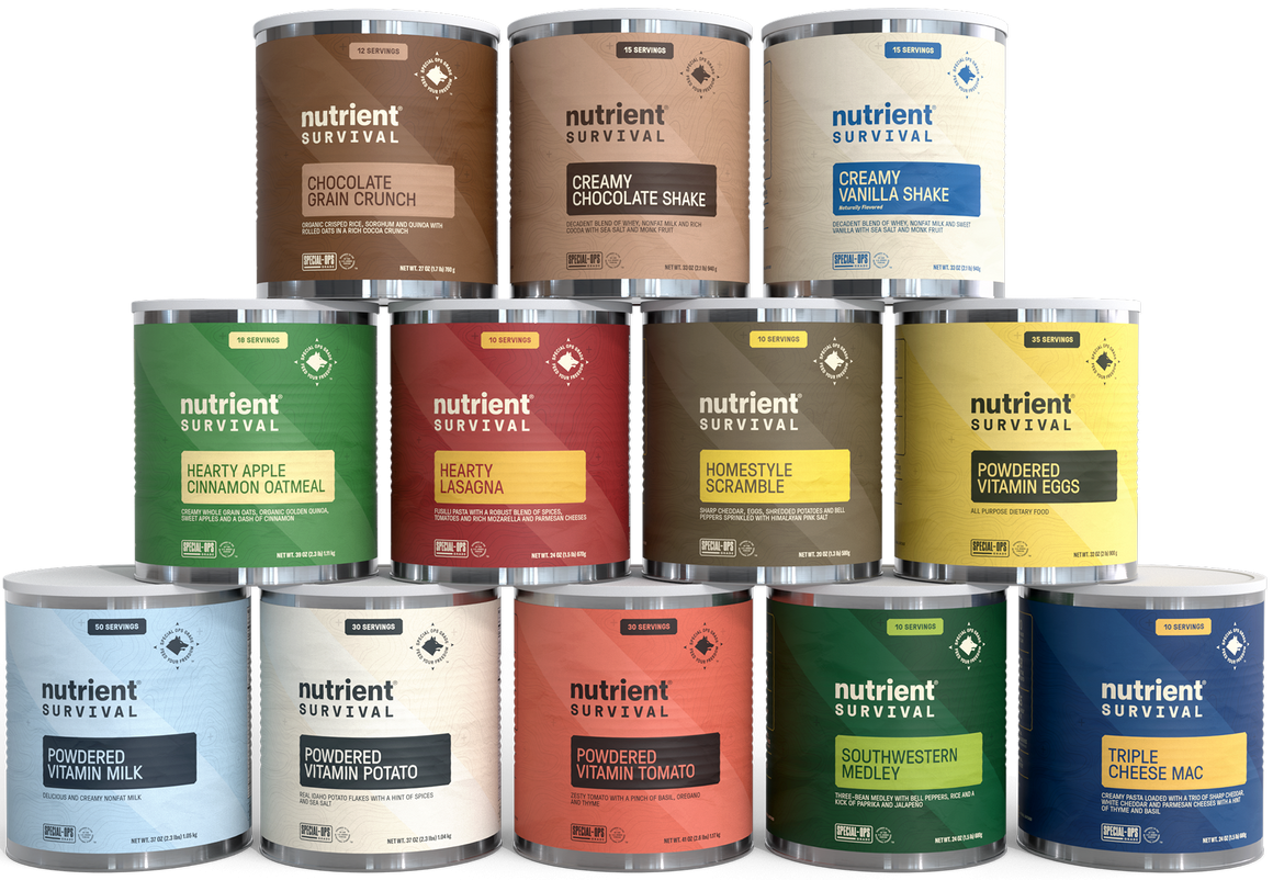 Nutrient Survival 30-Day Emergency Food Kit