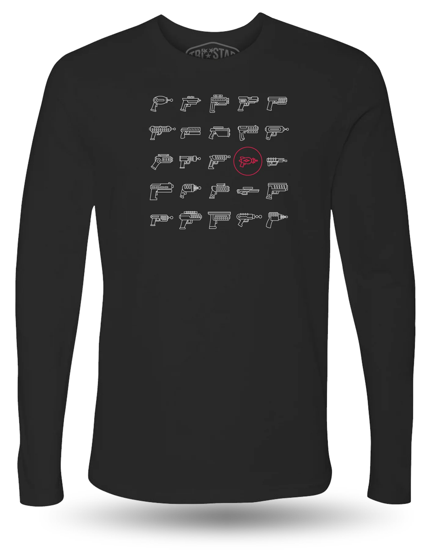 Pew Pew Tactical Retro Laser Long Sleeve Shirt