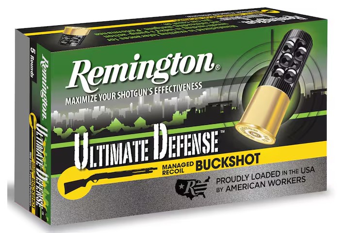 Remington Ultimate Defense 20 GA Managed Recoil Ammo 2-3/4″ #3 Buckshot